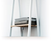 Porte-vêtement enfant en bois blanc et hêtre brut - Essentiel